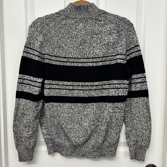 Croft & Barrow Marled Knit Sweater | Men’s M | Button Mock Neck - Picture 7 of 8